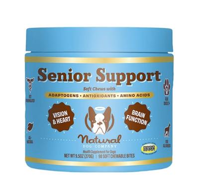 Natural Dog Company Dog Senior Support Chews - 90 Count