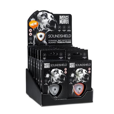 Soundshield Ultrasonic Flea & Tick Tag Countertop Display – 12 Piece Assortment