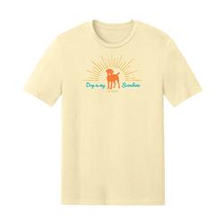 T-shirt: Dog is My Sunshine (Soft Yellow)