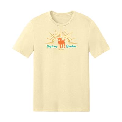 T-shirt: Dog is My Sunshine (Soft Yellow)