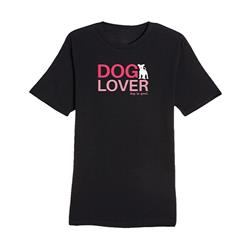T-shirt: Dog Lover Puppy Heart (Black)