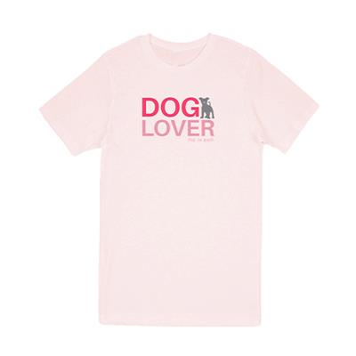 T-shirt: Dog Lover Puppy Heart (Pink)