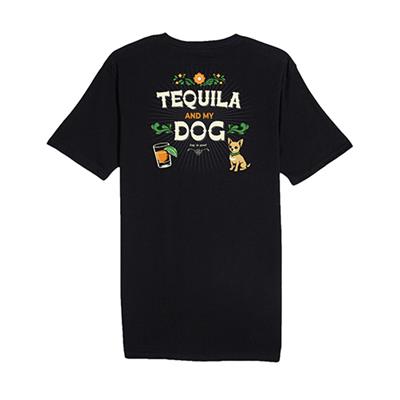T-shirt: Tequila and My Dog (Black)