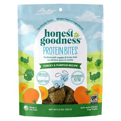 Honest to Goodness® Turkey & Pumpkin Protein Bites for Dogs 5.5 oz. Bag