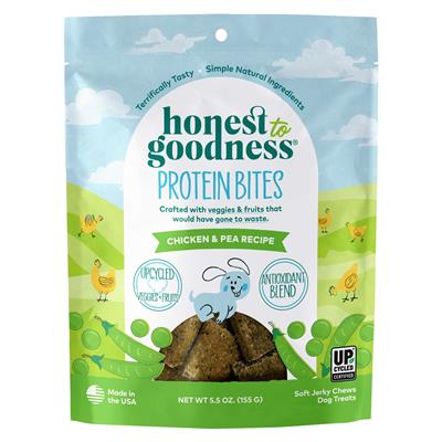Honest to Goodness® Chicken & Peas Protein Bites for Dogs 5.5 oz. Bag
