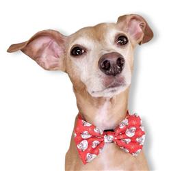 RED SANTA - DAPPER DEXTER DOG BOW TIE