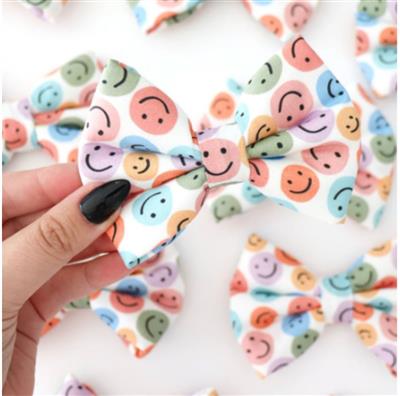 SMILES- DAPPER DEXTER DOG BOW TIE