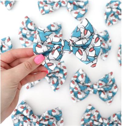 SHARK JAWS- DAPPER DEXTER DOG BOW TIE