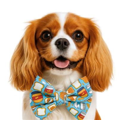 PEANUT BUTTER FLUFF - DAPPER DEXTER DOG BOW TIE