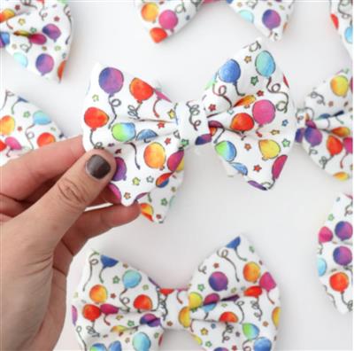 BALLOONS- DAPPER DEXTER DOG BOW TIE