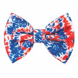 RWB TIE DYE - DAPPER DEXTER DOG BOW TIE