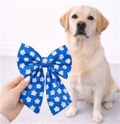 BLUE WITH FLOWERS - SAILOR BOW