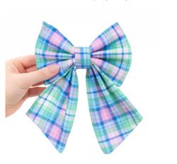 SPRING PLAID - SAILOR BOW