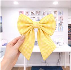 YELLOW GINGHAM - SAILOR BOW