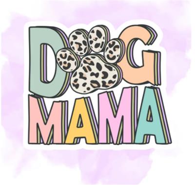 DOG MAMA STICKER