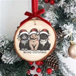 MERRY CATMAS ORNAMENT