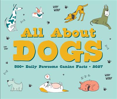 All About Dogs 2027 5.4" x 6.2" Box Calendar