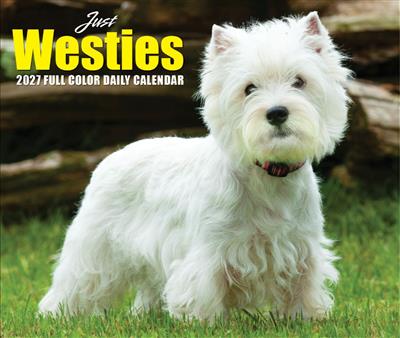 Westies 2027 5.4" x 6.2" Box Calendar