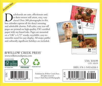 What Dogs Teach Us 2027 5.4" x 6.2" Box Calendar