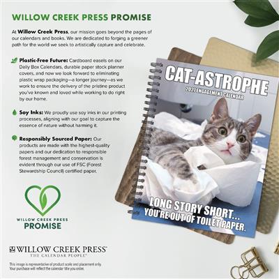 Cat-astrophe 2027 6.5" x 8.5" Engagement Calendar