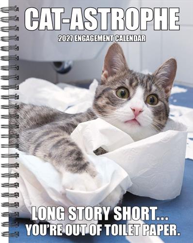 Cat-astrophe 2027 6.5" x 8.5" Engagement Calendar