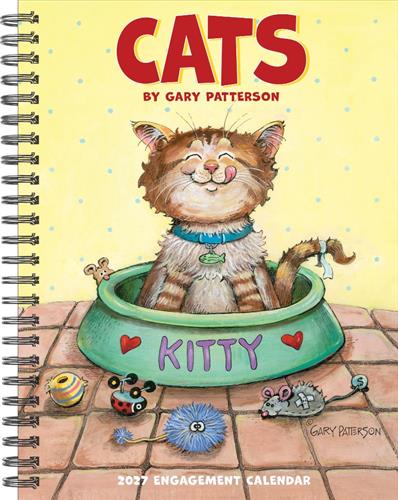 Cats by Gary Patterson 2027 6.5" x 8.5" Engagement Calendar