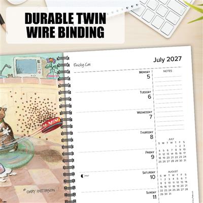 Cats by Gary Patterson 2027 6.5" x 8.5" Engagement Calendar