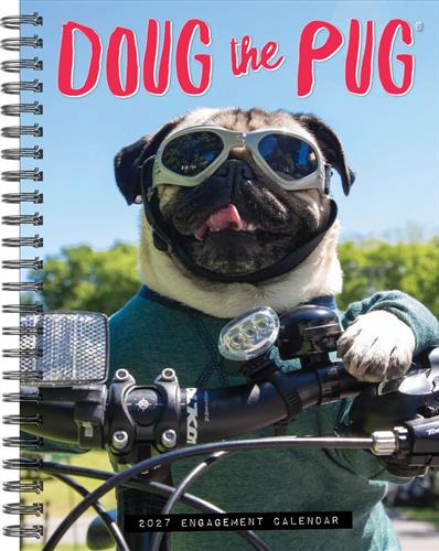 Doug the Pug 2027 6.5" x 8.5" Engagement Calendar