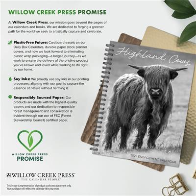 Highland Cows 2027 6.5" x 8.5" Engagement Calendar