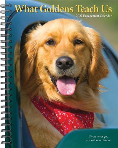 What Goldens Teach Us 2027 6.5" x 8.5" Engagement Calendar