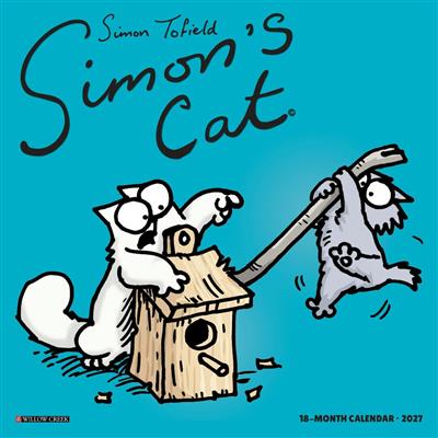 Simon's Cat 2027 7" x 7" Mini Wall Calendar