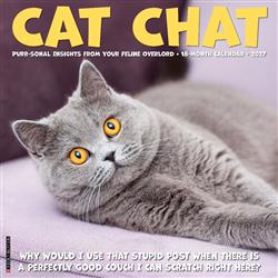 Cat Chat  12" x 12" Wall Calendar