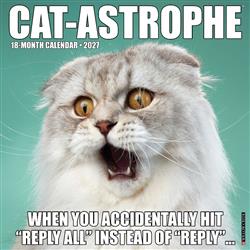 Cat-astrophe 2027 12" x 12" Wall Calendar