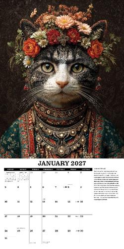 Cats in Hiss-tory 12" x 12" Wall Calendar
