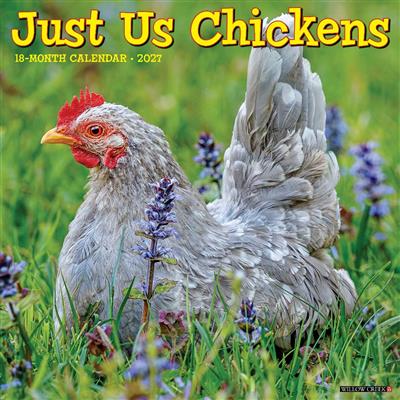 Just Us Chickens 2027 12" x 12" Wall Calendar