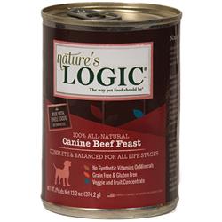 Natures Logic Dog Beef 13.2oz. (Case of 12)