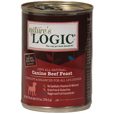 Natures Logic Dog Beef 13.2oz. (Case of 12)