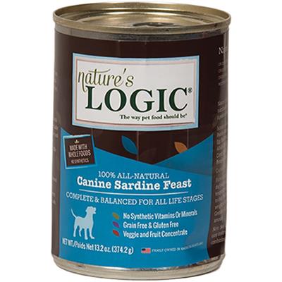 Natures Logic Dog Sardine 13.2oz. (Case of 12)