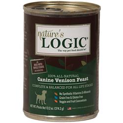 Natures Logic Dog Venison 13.2oz. (Case of 12)