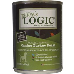 Natures Logic Dog Turkey 13.2oz. (Case of 12)