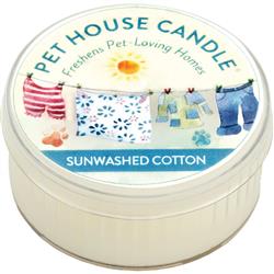 Pet House Candle Sunwashed Cotton Mini Case of 12