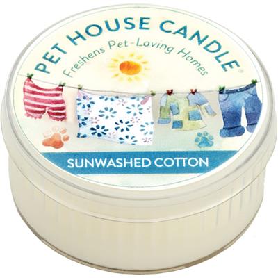 Pet House Candle Sunwashed Cotton Mini Case of 12