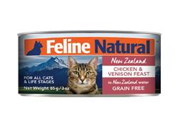 FELINE NATURAL CAT CORE DIETS CANNED CHICKEN & VENISON FEAST 3OZ - 24 PACK