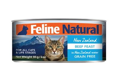 FELINE NATURAL CAT CORE DIETS CANNED NEW ZEALAND BEEF FEAST 3OZ - 24 PACK