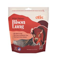 OTIS Wild Things Bison Lung Filets Dog Treats - 4 oz