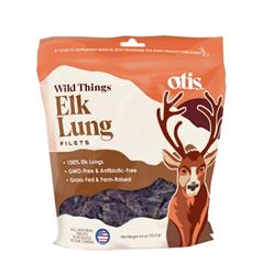 OTIS Wild Things Elk Lung Filets Dog Treats 4oz