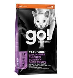 Petcurean - Go! Cat Carnivore Grain Free Chicken, Turkey & Duck 3Lb