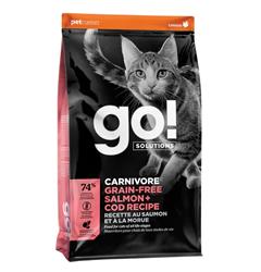 Petcurean - Go! Cat Carnivore Grain Free Salmon & Cod 3Lb