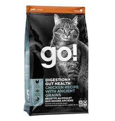 Petcurean - Go! Cat Digestion & Gut Health Chicken Ancient Grain 6Lb