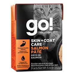 Petcurean - Go! Cat Skin & Coat Care Pate Salmon With Grain 6.4oz. (Case of 24)